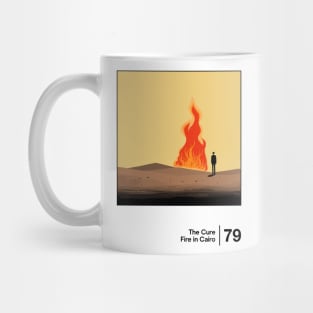 Fire in Cairo / Minimal Style Graphic Artwork Design Mug